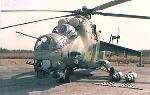 Helicoptero de ataque Mil Mi-24 Hind de la FAR