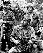 Fidel, Raul Castro y Camilo Cienfiegos