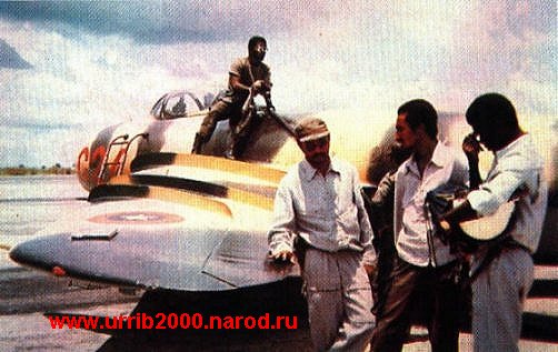 MiG-17 en Angola