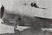 Enrique Carreras en su MiG-17AS después de un ejercicio por Cienfuegos