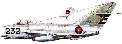 MiG-17AS N°232 de Guerra Jimenez